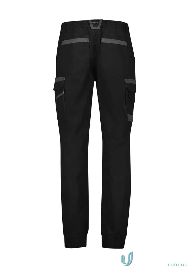 Black work trousers from Syzmic Streetworx Heritage Cuffed Pant with triple-stitched crotch panel