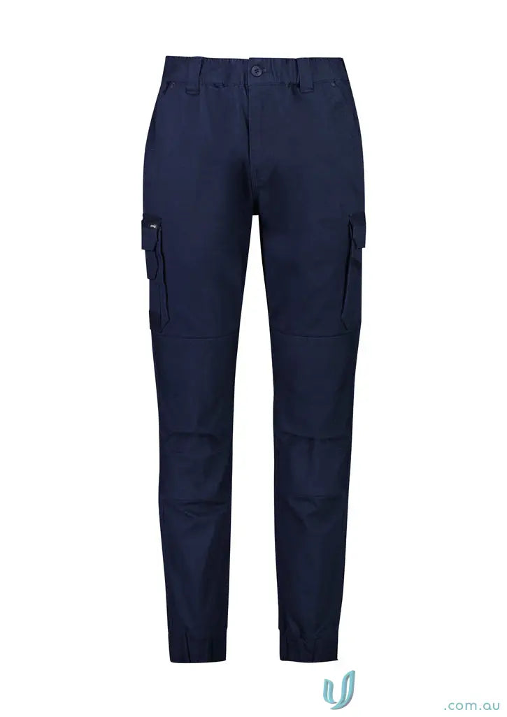 Navy blue Syzmic Mens Streetworx Heritage Pant with triple-stitched crotch panel