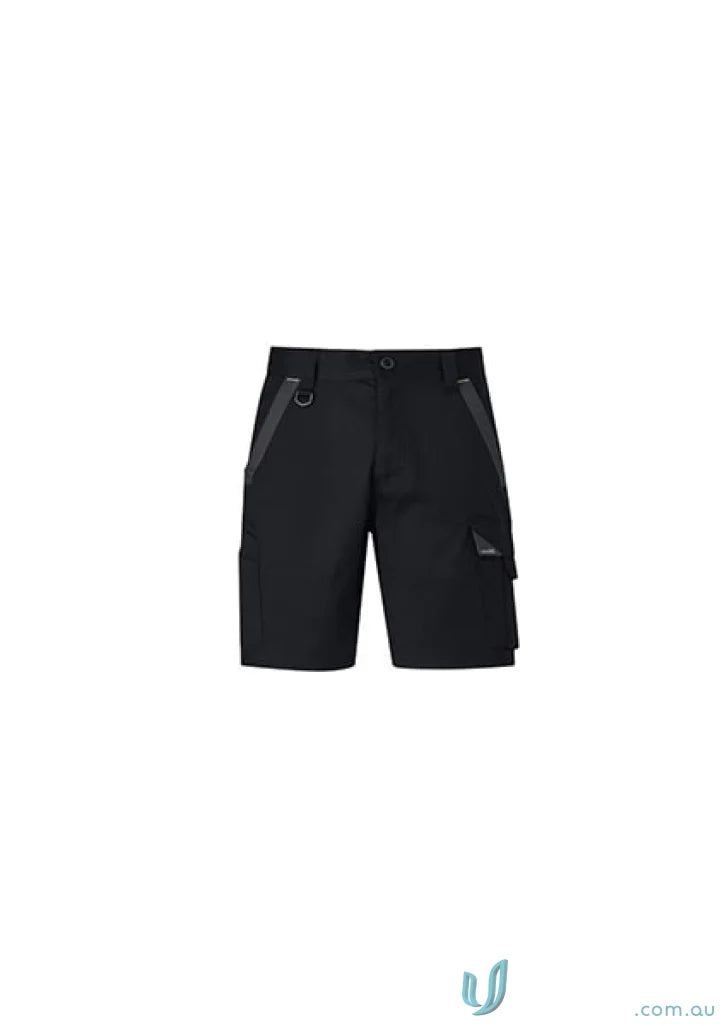Black cargo shorts from Syzmik Men’s Streetworx Tough Shorts ZS550 for rugged style