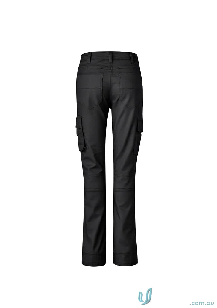 Syzmik Women’s Rugged Cooling Cargo Pant ZP704 in black perfect for rugged cooling cargo style
