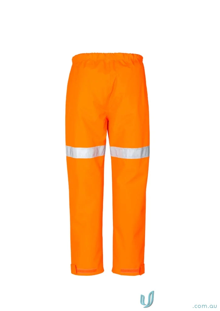 Orange Syzmik Taped Storm Pant ZJ352 with reflective stripes for demanding outdoor conditions
