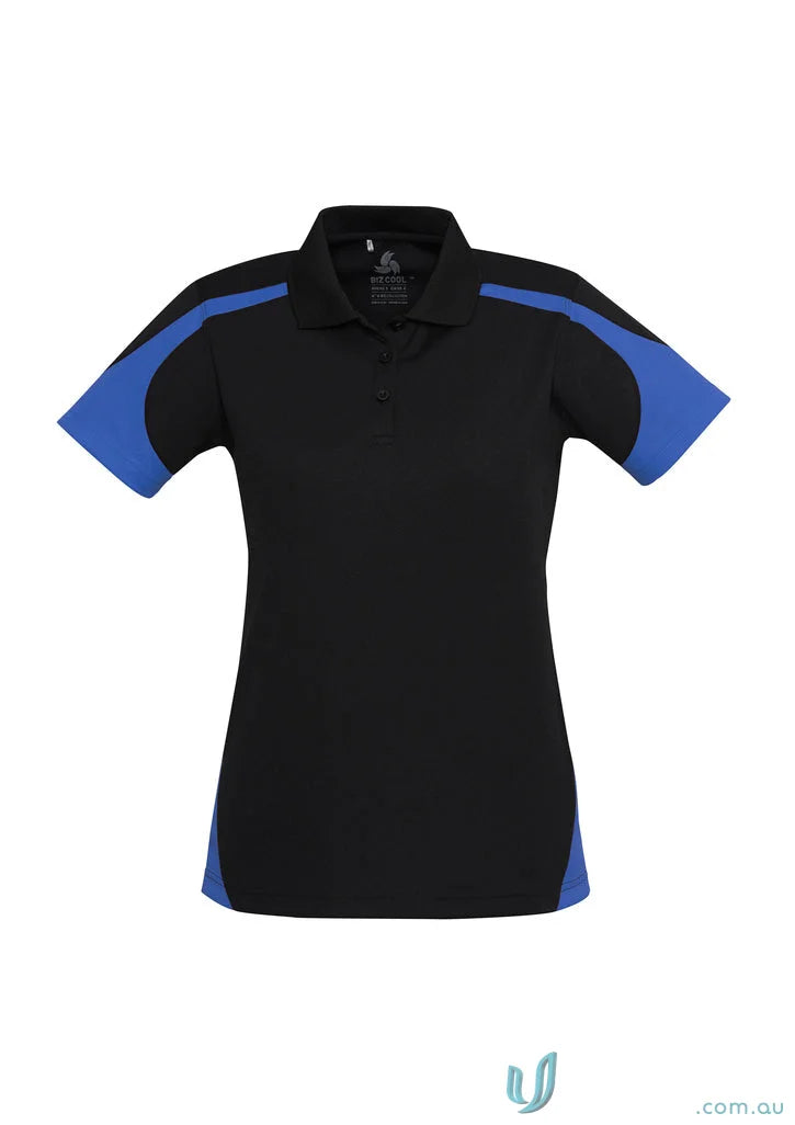 Black and blue Talon Polo from Biz Cool™ Collection Talon for women