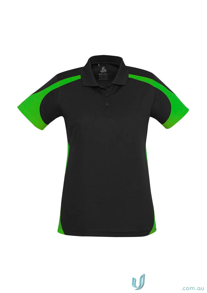 Black and green Talon Polo from the Biz Cool collection Talon for stylish casual wear