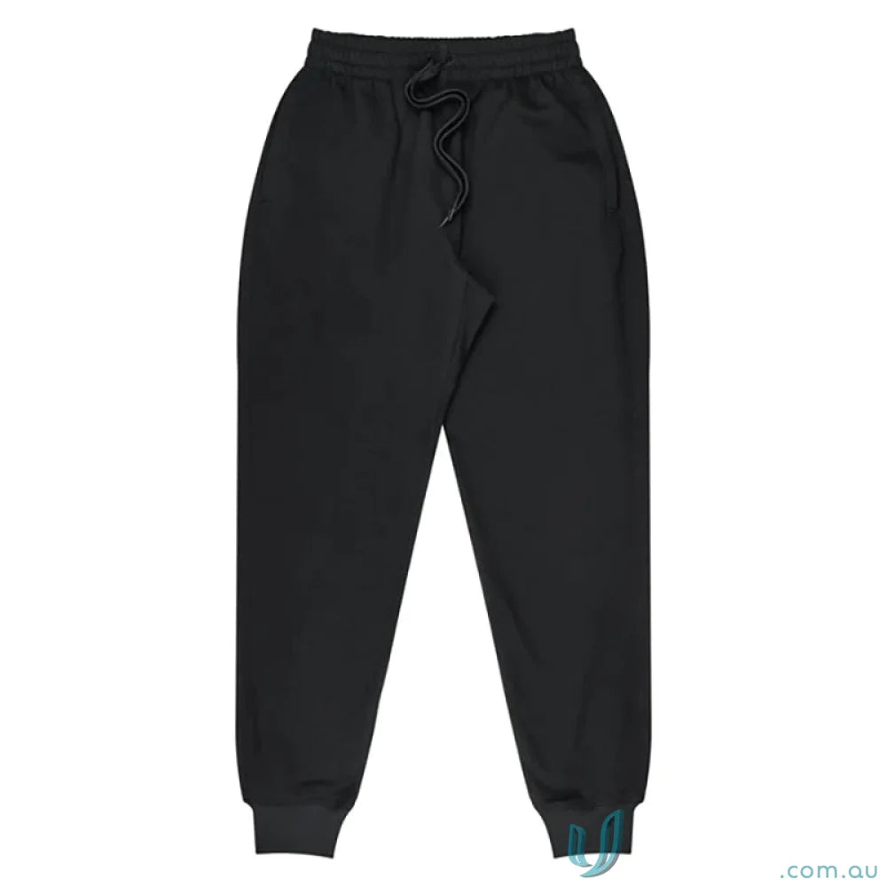 Black drawstring fleece joggers from Tapered- Fleece Mens Pants collection
