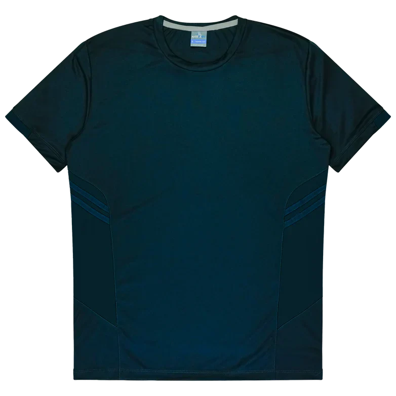Tasman Tee in Black and Navy Colours - Navy / A(S) - TEE
