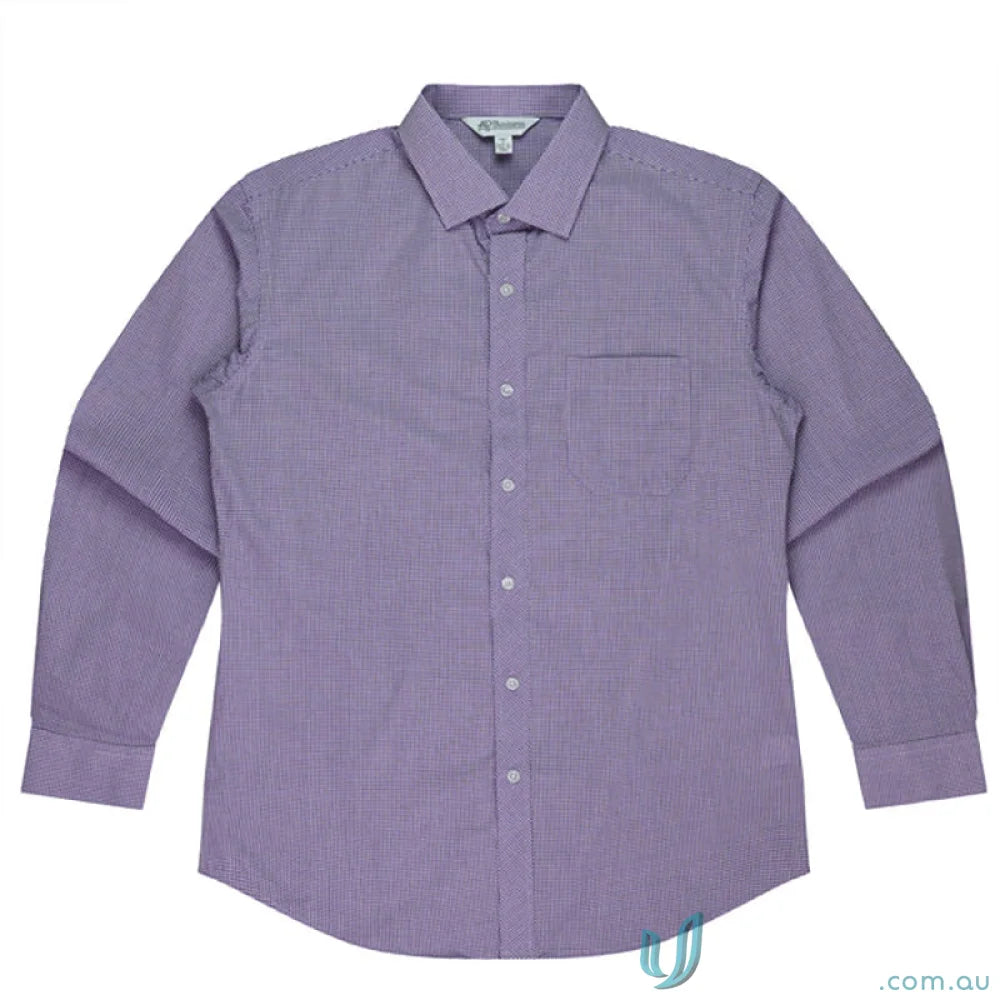 Lavender long-sleeved shirt from Toorak L/S Shirt collection perfect for uniforms