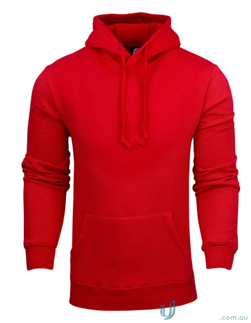 Red hooded sweatshirt from Torquay Hoodie for casual workwear and uniforms