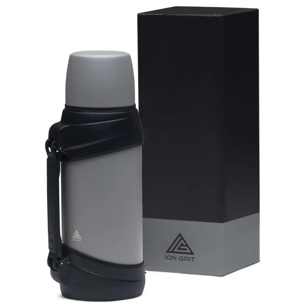 ToughTank 2.0L Flask: Ion Grit double walled stainless steel thermos, BPA free, vacuum insulated