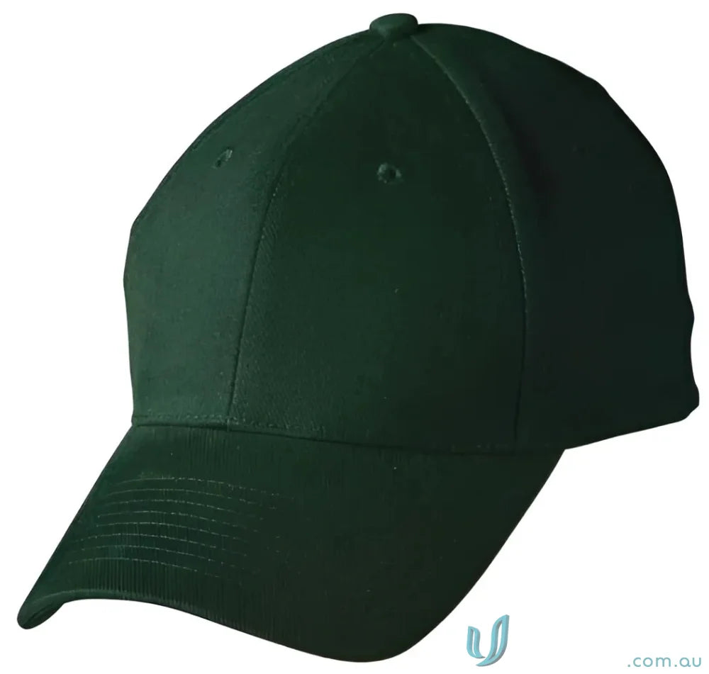 Dark green traditional cap made of heavy brushed cotton for a classic spirit traditional cap look