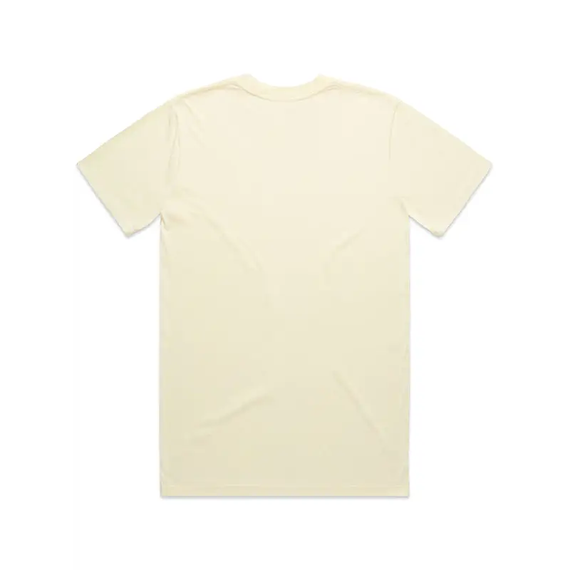 Premium quality blank Trek Tee in cream crew neck short sleeve