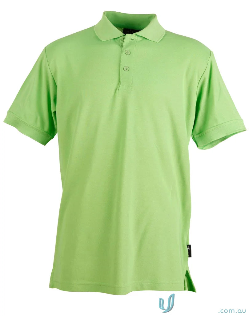 Green polo shirt from Winning Spirit TrueDry Connection Pique Polo collection