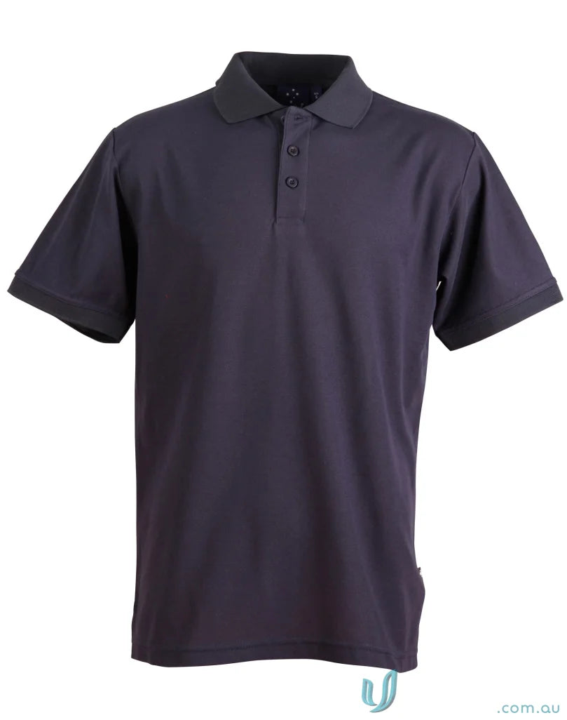 Dark blue Winning Spirit TrueDry Connection Pique Polo shirt for sports and casual wear