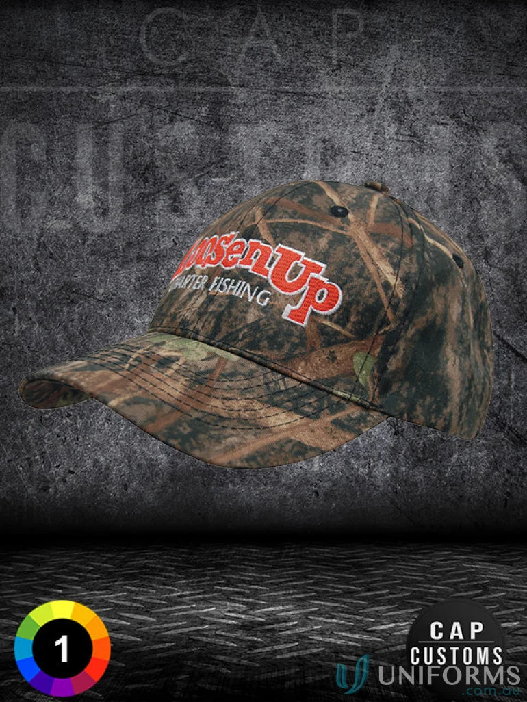 TrueTimber Camo Cap showing cool camouflage design, perfect for uniforms and workwear