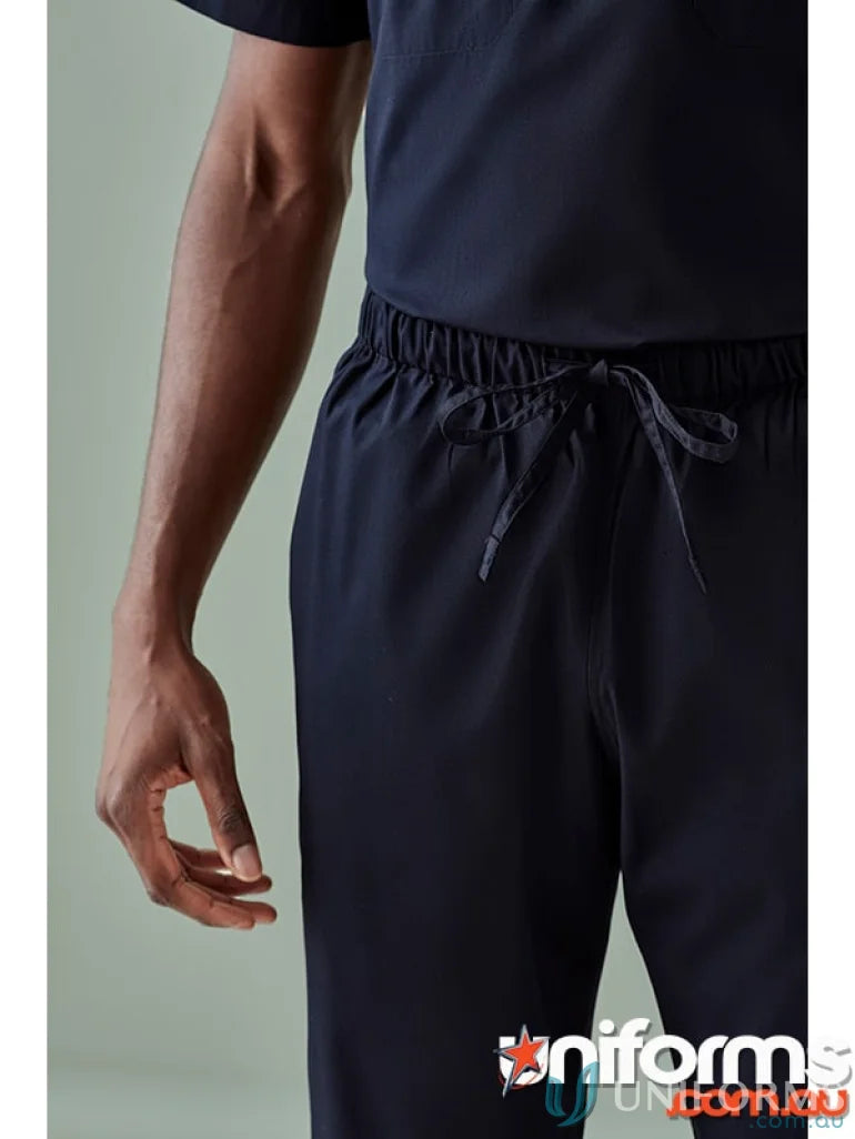 Dark blue unisex Hartwell Reversible Scrub Pant with drawstring waist