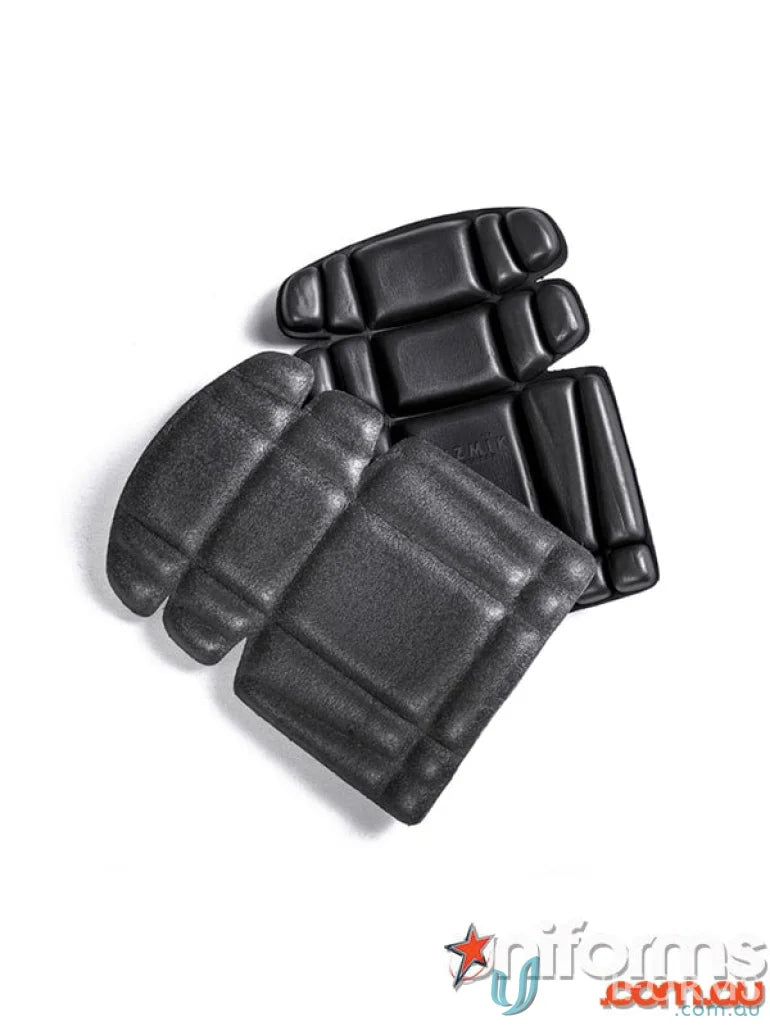 Black foam Unisex Knee Pads with syzmik impact protection for moving freely