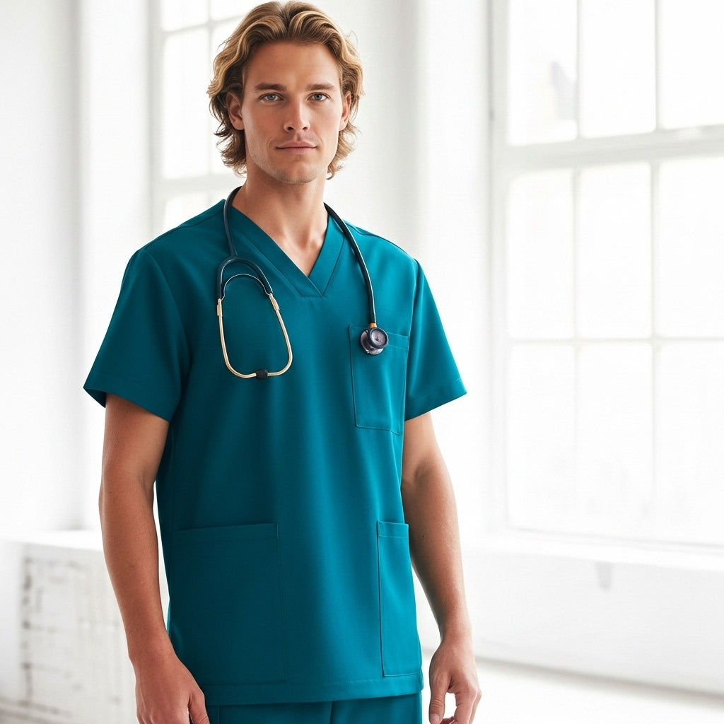 Unisex Pulse V-Neck Scrub Top - SCRUBS