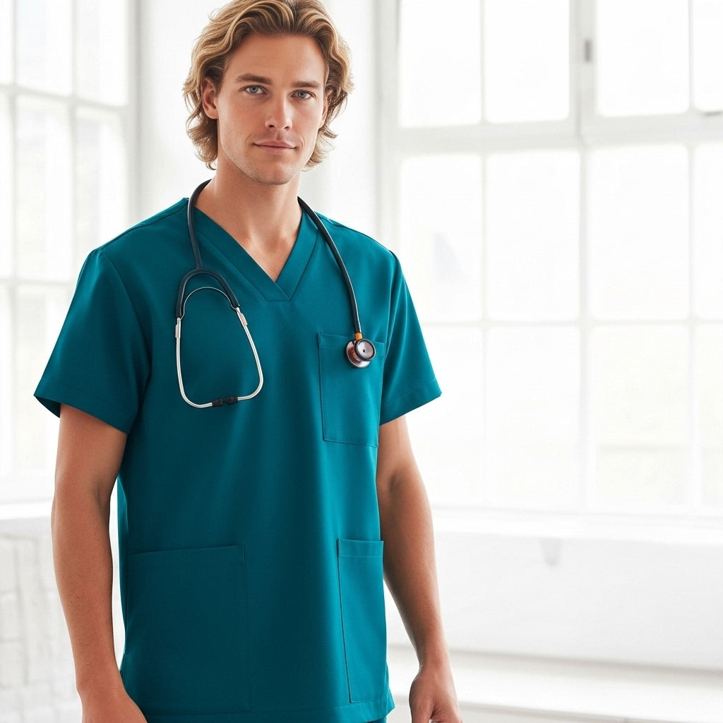 Unisex Pulse V-Neck Scrub Top - SCRUBS