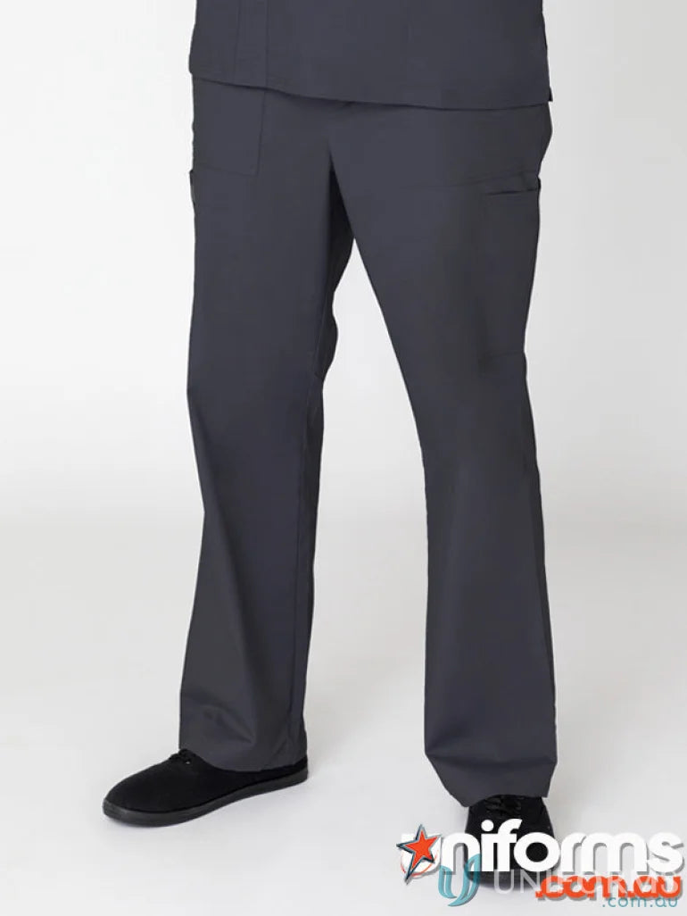 Gray unisex scrub pants perfect for hospital work and everyday comfort