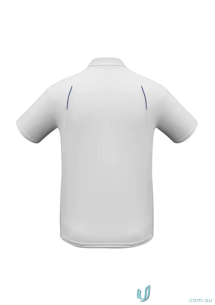 White short-sleeved polo shirt from United Polo collection in modern fit biz collection