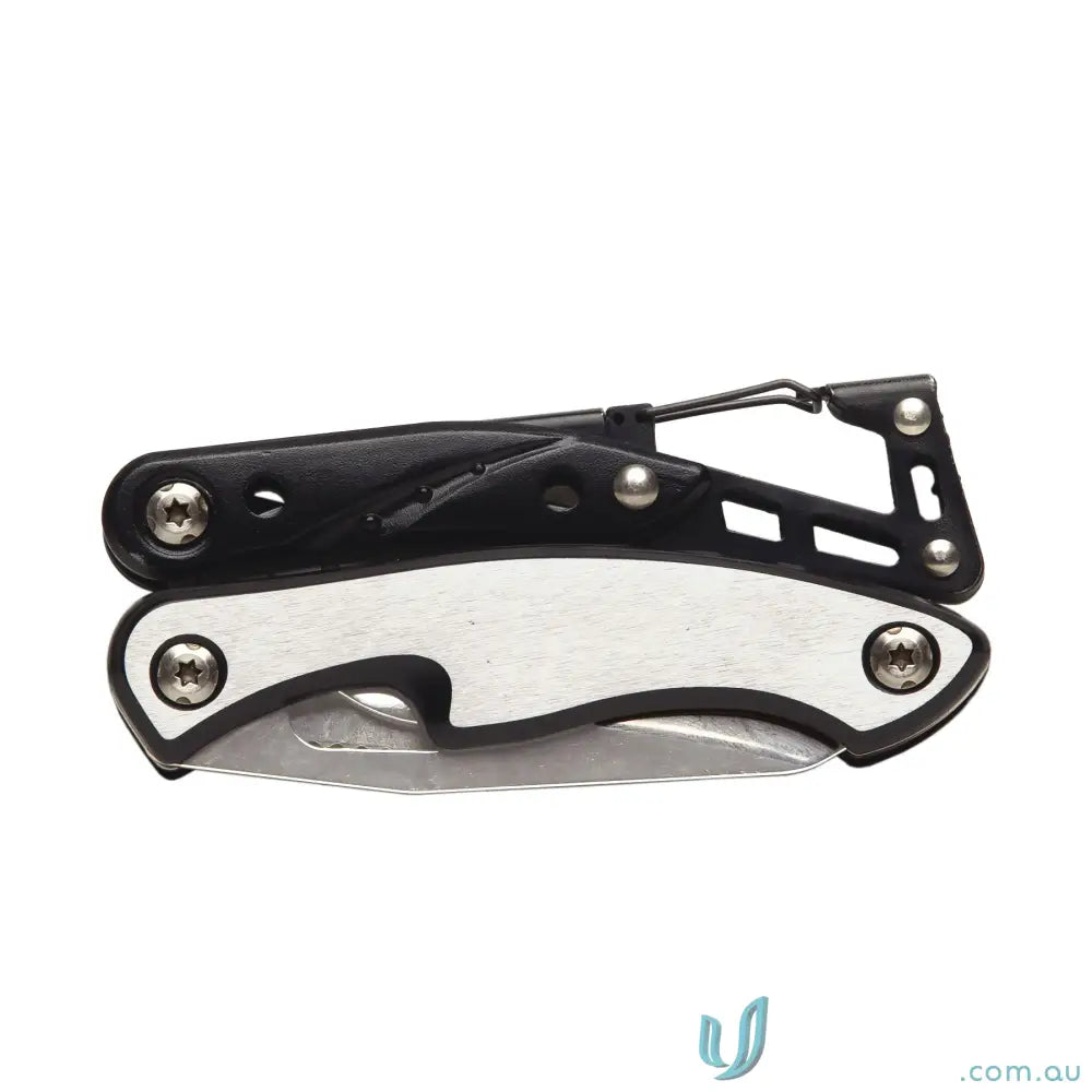 VersaGrip Multi Tool with stainless steel 420j2 drop blade and carabiner clip