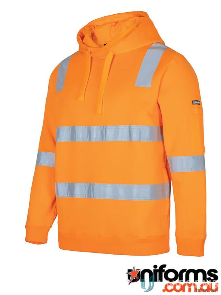 Orange Vic Rail hoodie, perfect workwear and uniforms for safety on the job