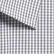 Westgarth 1637s gingham SS shirt in black and white checkered fabric