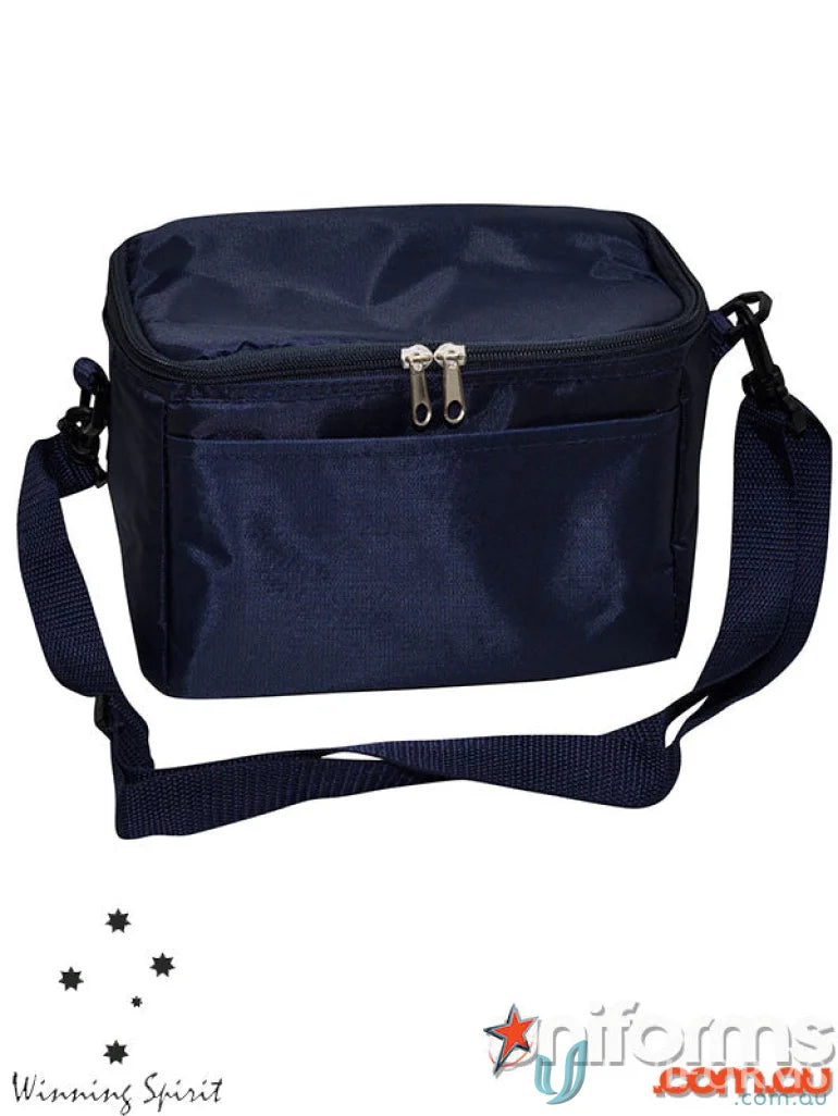 Navy blue B6001 cooler bag for drinks cools, part of Winning Spirit gear