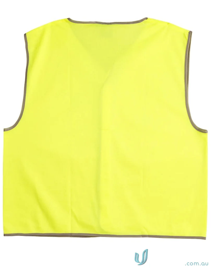 Yellow safety vest from Winning Spirit AIW HiVis 120gsm for visibility and safety