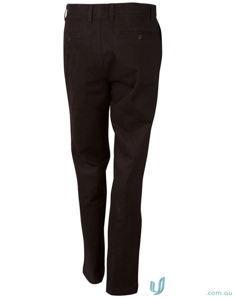 Black casual pants from Winning Spirit Chino collection, perfect for m9360 men’s chino style
