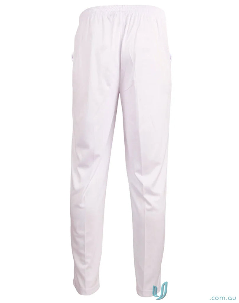 White casual pants from Winning Spirit CoolDry CP29 Cricket collection perfect for casual wear