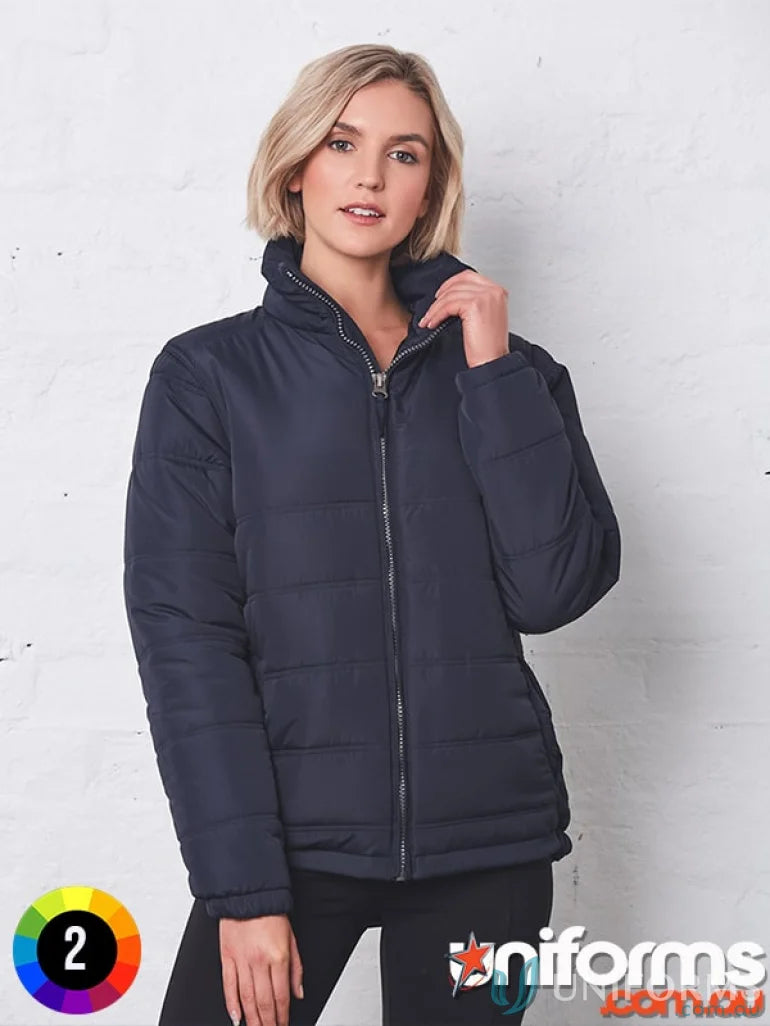 Navy Puffer Jacket from Winning Spirit Everest Jacket, jk48 Everest jacket style