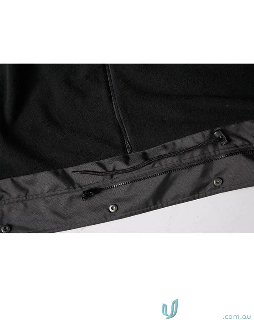 Winning Spirit Longline Stadium Jacket with high wind collar and zip fleece lining