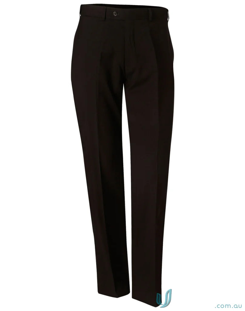 Winning Spirit Mens flexi waist stretch dress pants look sleek and comfortable