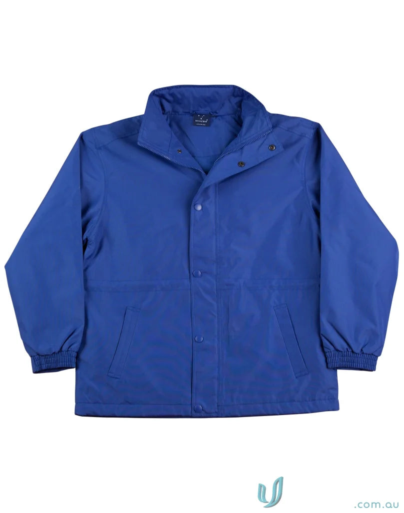 Blue winning spirit unisex stadium jacket made with jk01 stadium jacket water-repellent oxford shell for workwear solution
