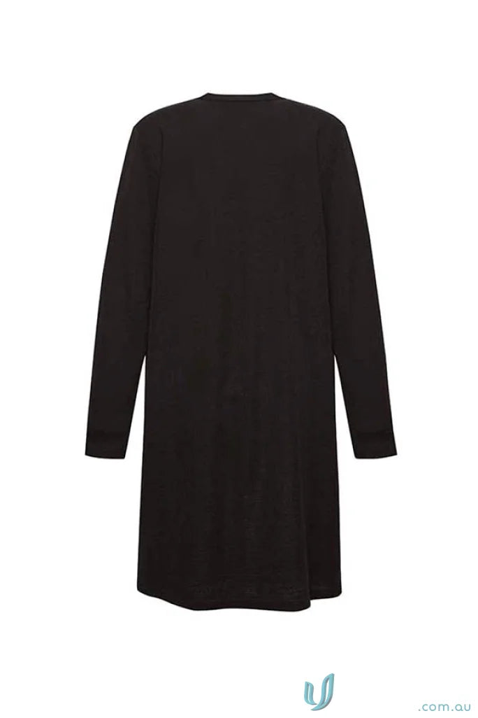 Women’s Chelsea long line cardigan RLC970L in black, perfect for a casual look