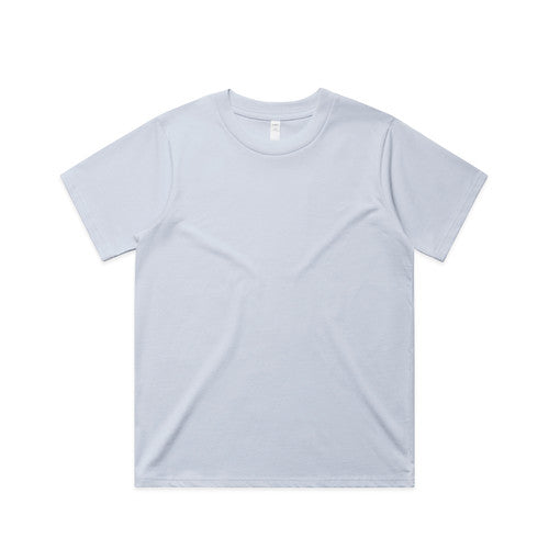 Women’s Classic Minus Tee: white crew neck short sleeve t-shirt