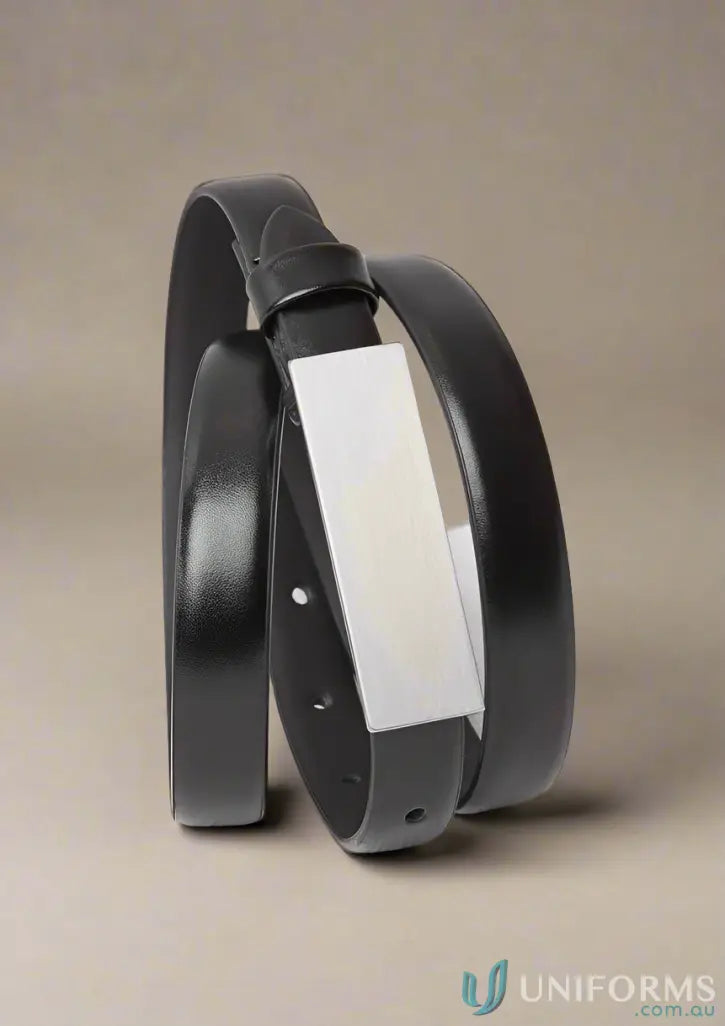 Women’s leather belt with silver buckle for stylish ra972l women’s accessories