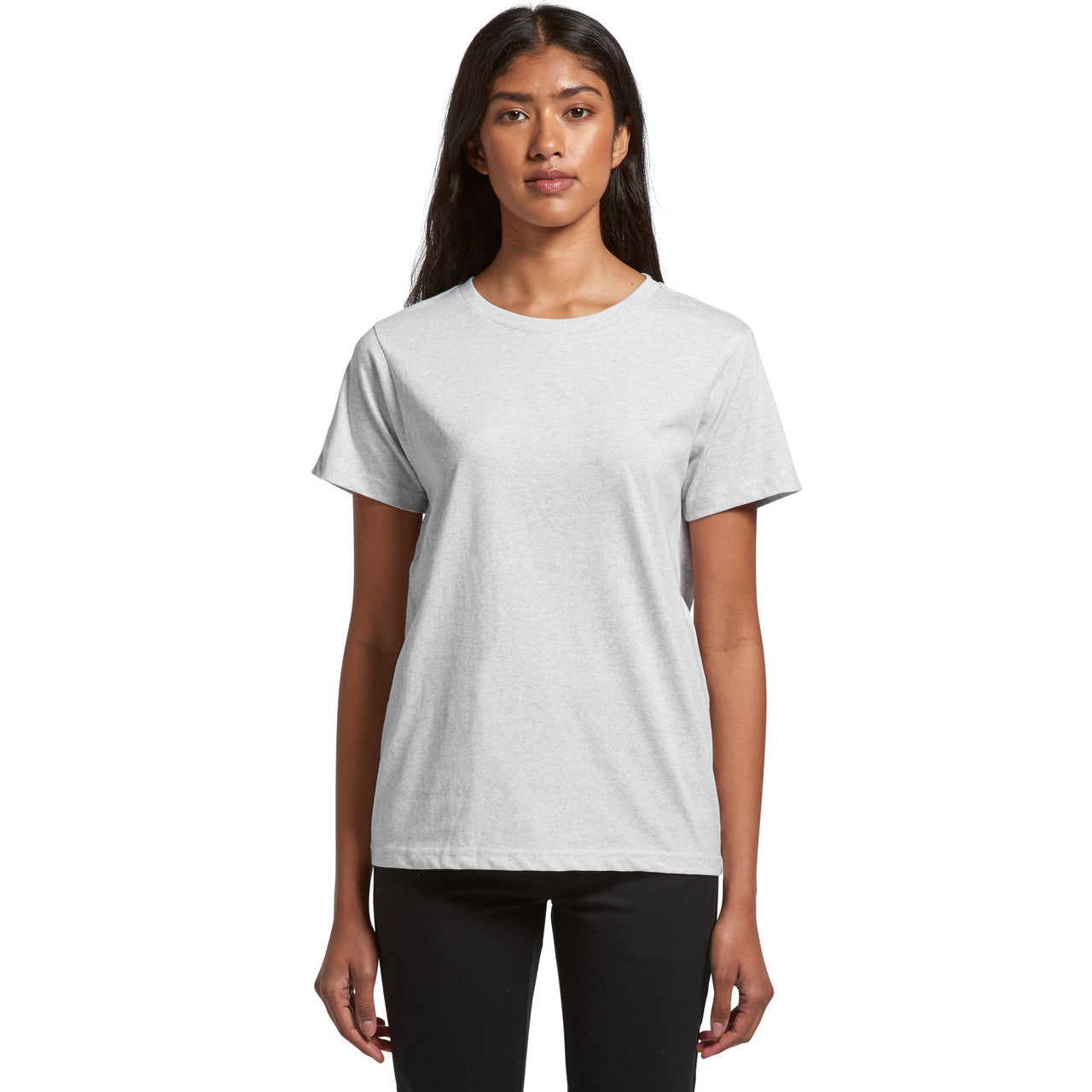 Women’s Maple Marle Tee in combed cotton marle fabric