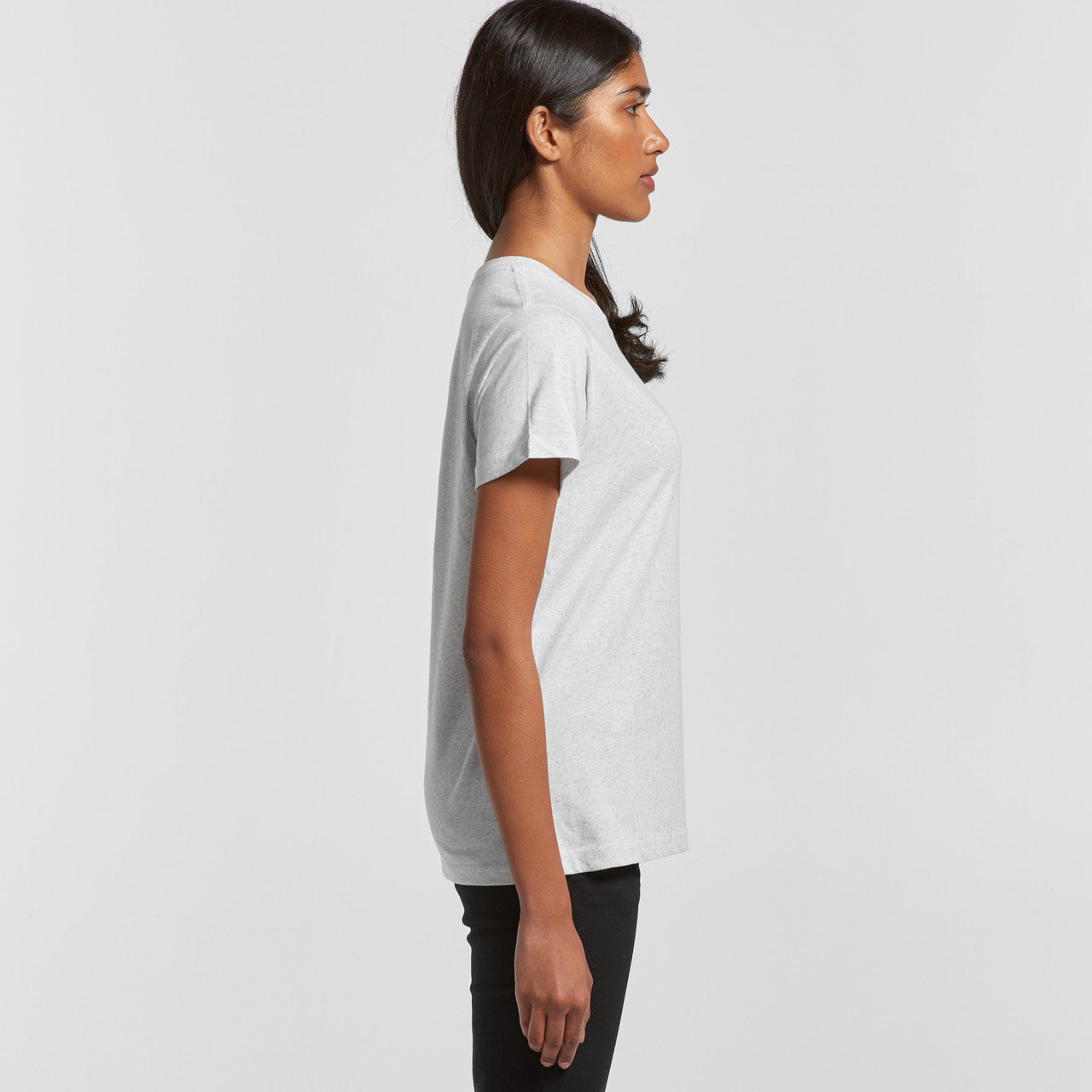 Women’s Maple Marle Tee: relaxed fit combed cotton marle tee