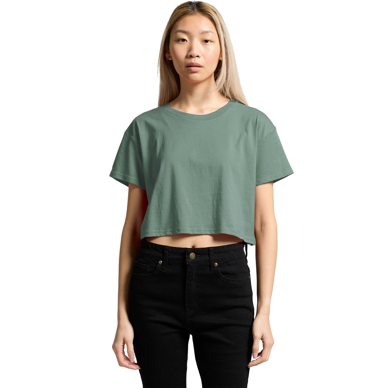 Green Planett womens relaxed fit crop tee t-shirt