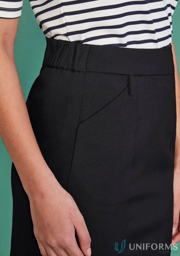 Women’s Renew Functional Pencil Skirt with striped top and fitted waist for day long wear