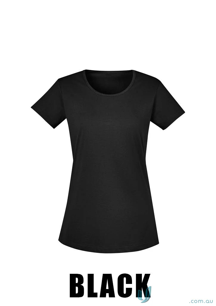 Black women’s Streetworx Tee Shirt made with lightweight cotton for a comfy fit