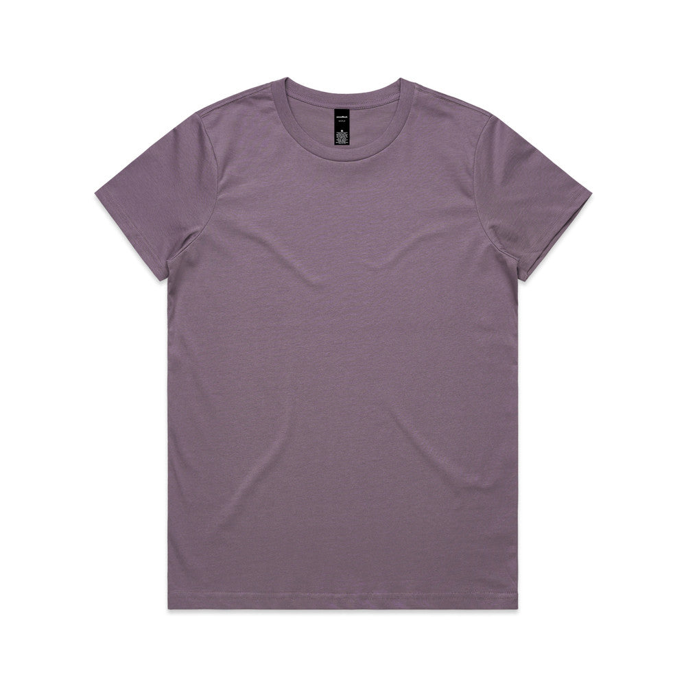 Relaxed fit lavender versatile Maple Tee for women