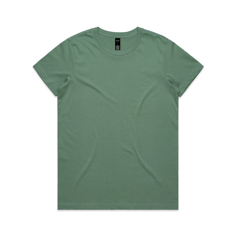 Relaxed olive green versatile Maple Tee for women