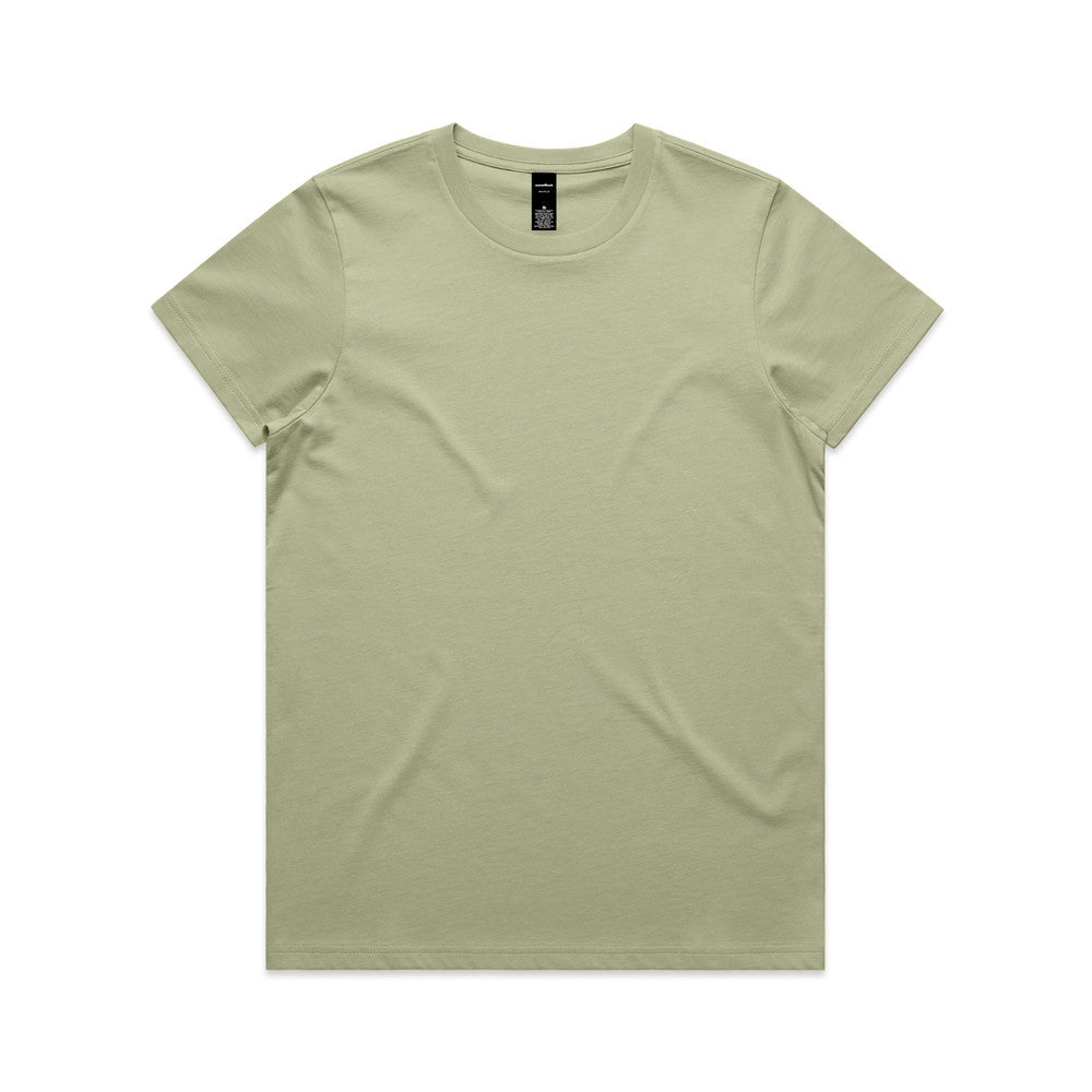 Relaxed olive green versatile Maple Tee for women