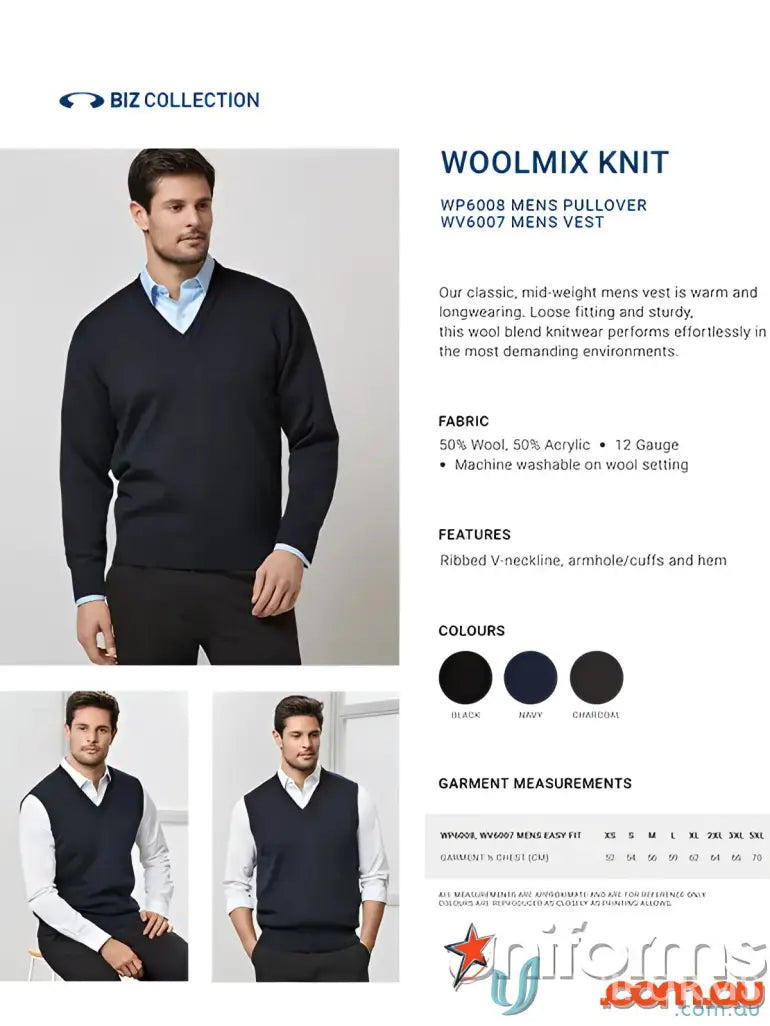 Woolmix Knit Pullover showing soft wool blend knitwear perfect for cozy style