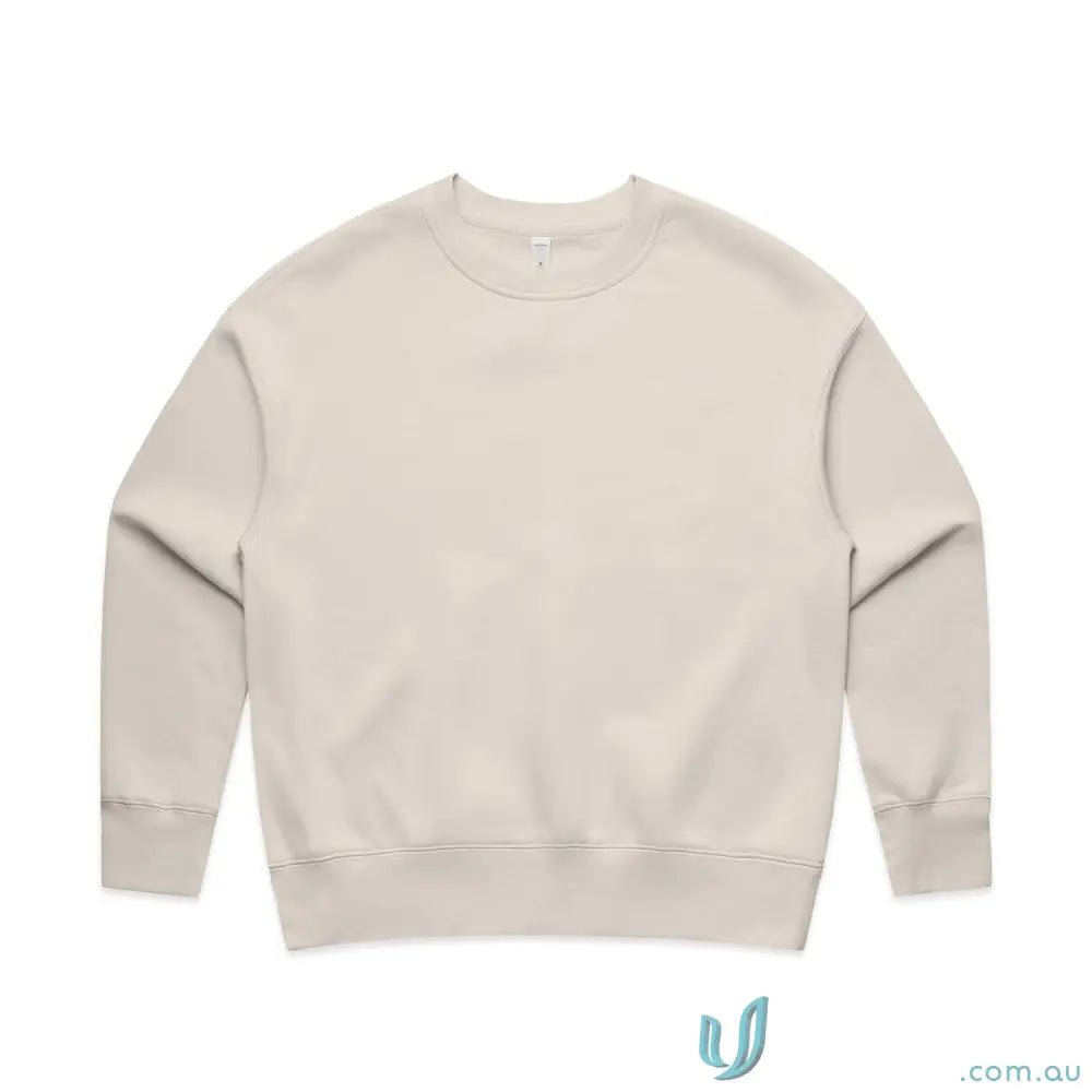 Beige Wo’s Relax Crew 4160 with relaxed fit crew neck sweatshirt for comfy style
