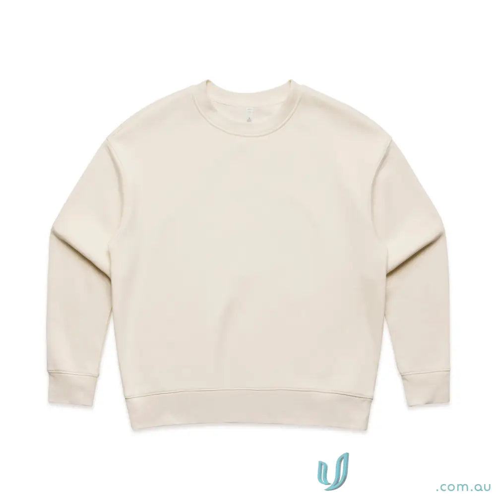 Beige Wo’s Relax Crew 4160 crew neck sweatshirt with relaxed fit for comfy style