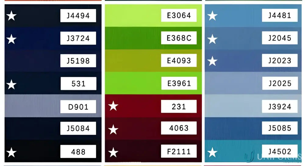 Color swatch chart for Woven Sports Socks showcasing custom sports socks options