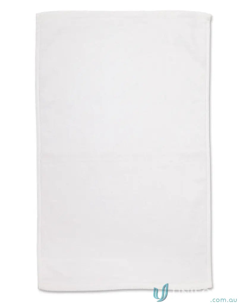 White rectangular Yarn Dyed Cotton Hand Towel perfect for the tw02 hand collectie